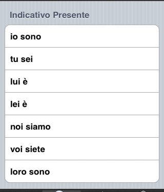 Grammatica: Verbi Italiani: App da scaricare per ipad iphone